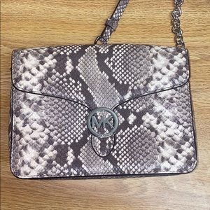 Michael Kors Snakeskin Cross Body Bag